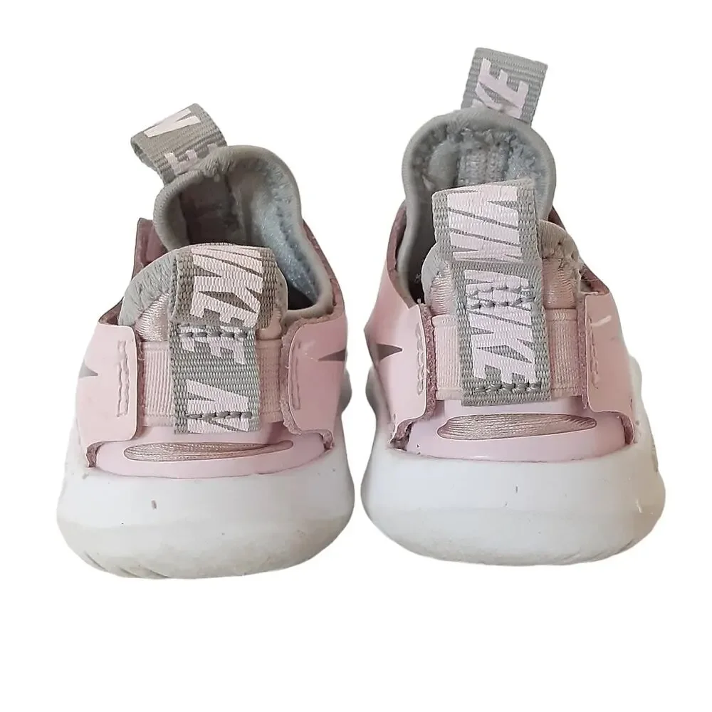 Nike Flex Runner Girls 5C Pink Mesh Running Shoes Pink Sneakers AT4665-609